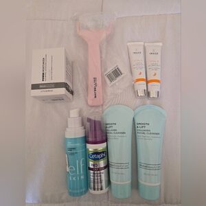 Skincare and Beauty Set with Pink Ice Roller